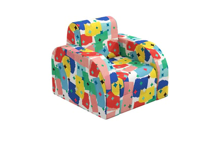 2-in-1 Kids' Armchair and Sofa Bed - 4 Colours