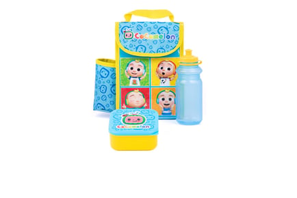 Cocomelon Lunch Bag, Snack pot & Bottle Set!