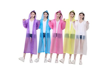 EVA Adult & Child Raincoat Set - 5 Colours