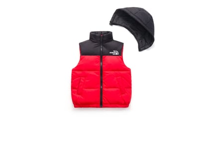 Trendy Children's North Face Inspired Gilet Outerwear