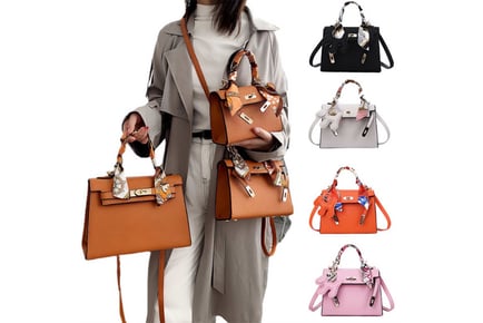 Women's Elegant Birken-Inspired Satchel - 3 Sizes, 12 Colours