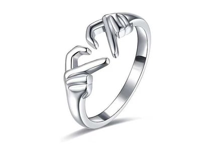 Adjustable Heart Ring