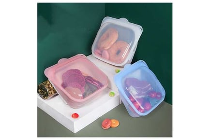 Silicone Food Grade Reusable Storage Bag