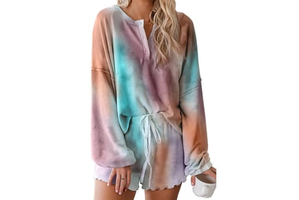 Women's Tie-Dye Pyjama Set