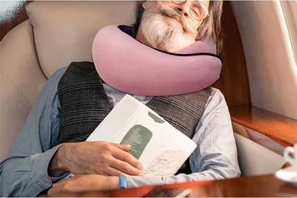 Adjustable Memory Foam Neck Pillow