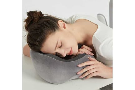 Neck Pillow with Eyemask Earplugs Set