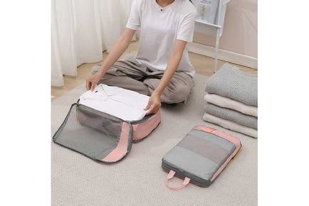 3-Piece Travel Compression Packing Cubes