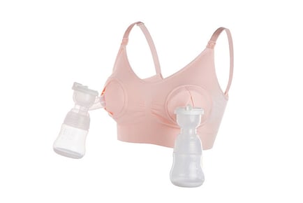 Hands Free Nursing & Pumping Bra - 5 Sizes & 3 Colours