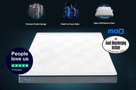 Max Hybrid Memory Foam Mattress- Early Bird Offer!