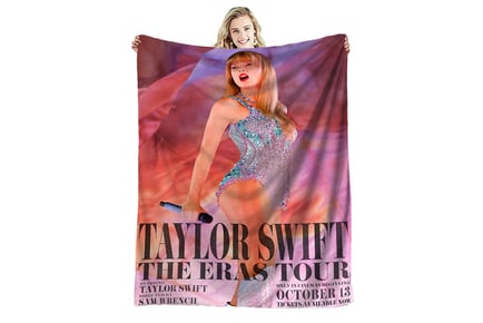 Taylor Swift Inspired Blanket - 3 Sizes & 4 Designs