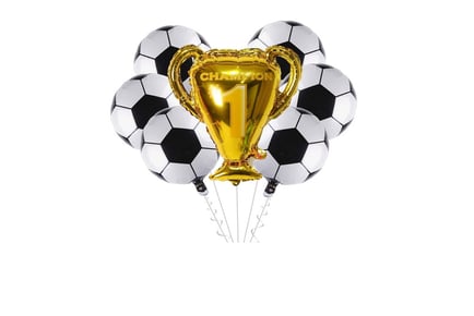 6pcs Football Party Balloons Set for Parties!