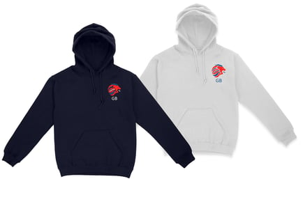 Team GB Inspired Pullover Hoodie - White or Blue!