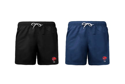 Men's Team GB Inspired Swim Shorts - Black or Navy!