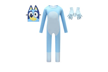 Bluey Inspired Kids' Costume - 5 Sizes, 2 Colours