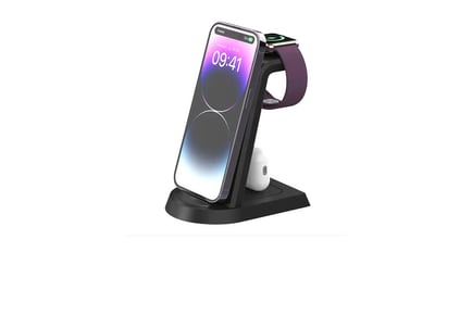 3-in-1 Fast Charging Wireless Desktop Charger