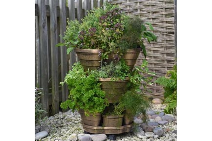 Tiered Bronze Planter