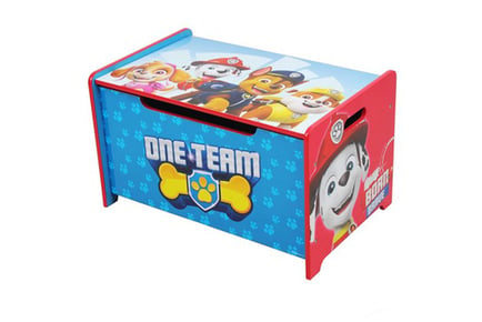 Kids' Deluxe Wooden Toy Box & Bench in 3 Designs