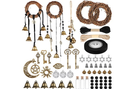 62-Piece DIY Spiritual Home Bells & Decorations!