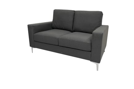 Monarch Grey Linen Upholstered Sofa - 3 Options