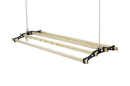 Ceiling Cast Iron Clothes Airer and Dryer Rack with 4 Rails