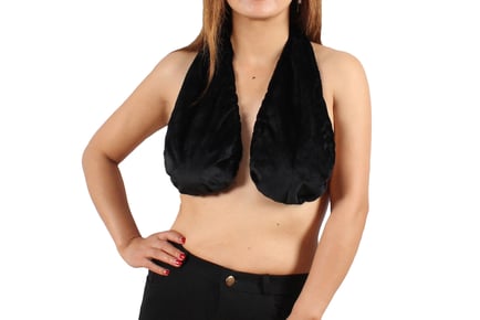 1pc or 2pc Hanging Halter Neck Towel Bra - 4 Sizes, 6 Colours