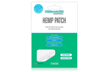 Medex Essentials Hemp Cosmetic Patches - 20, 40, or 60