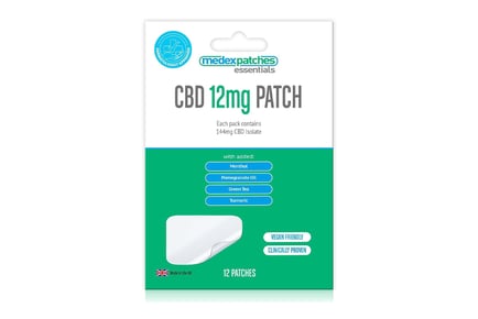 Pack of 20 16mg CBD Cosmetic Patches