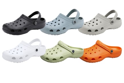 Crocs Inspired Unisex Classic Clogs in 10 Sizes and 6 Colours