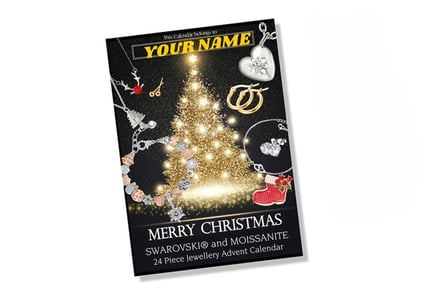 24 Day Personalised Diamond Jewellery Advent Calendar