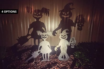 Halloween Spooky Silhouette Garden Decor - 4 Designs, 4 Sizes