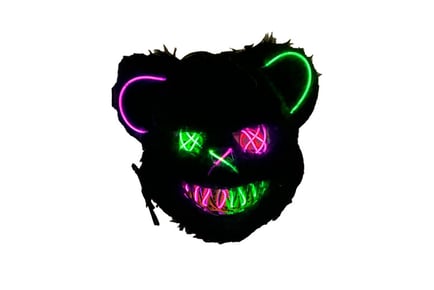 Scary Cold Light Bear or Rabbit Halloween Mask