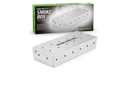 Heavy Duty Steel Wood Chip BBQ Smoker Box