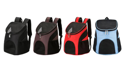 Breathable & Foldable Pet Backpack - 2 Sizes & 4 Colours