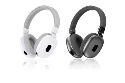 Air Max 2 Folding Wireless Headphones - Black or White