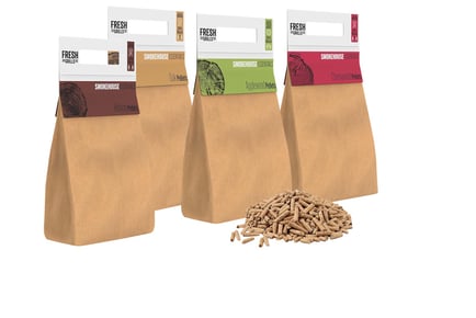 1.5kg Flavoured Bag of Wood Pellets - 4 Flavours & 4 Options