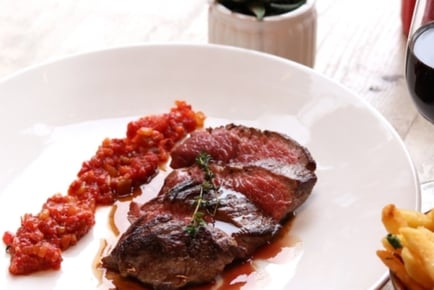 5* Manuka Kitchen: Steaks, Sides, Sauce & Wine for 2 - Fulham