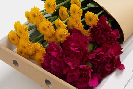 Bouquets and Exotic Letterbox Flowers plus £10 voucher - Box and Blume