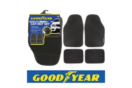 4Pc Luxury Velour Car Mats Set