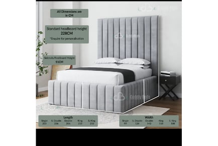 Iris Upholstered Bed Frame