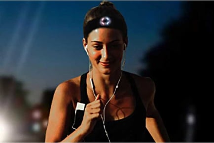 Bluetooth Music Headband with Light