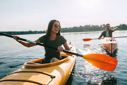 Half Day Kayaking for 2 or 4 at Frodsham Watersports - Cheshire