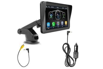 7” Touch Screen Wireless 2K CarPlay - iOS & Android Compatibility!