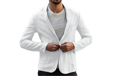 Men's Slim Lightweight Leisure Jacket - 6 Sizes & 3 Colours