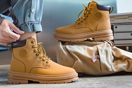 Timberland Inspired Lace Up Boots - Multiple Sizes, 5 Colours