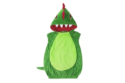 Kids' Fancy Dress Halloween Dinosaur Costume - 4 Sizes