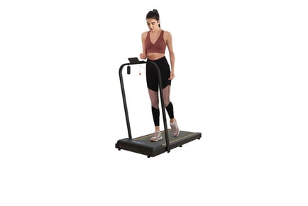 2.5HP Foldable Treadmill with Remote & LED Display - Orange