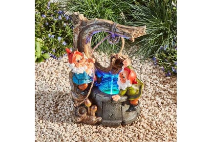 Gnome Wishing Well Water Feature