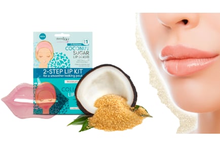 Collagen Lip Mask & Coconut Lip Scrub