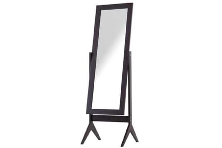 Tall Dressing Mirror, Adjustable Tilt