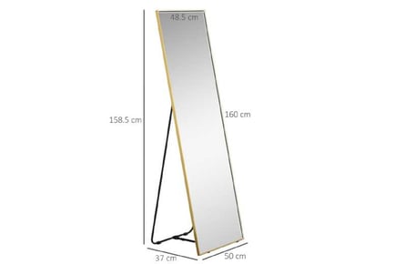 Wall-Mounted Mirror, 160x50 cm